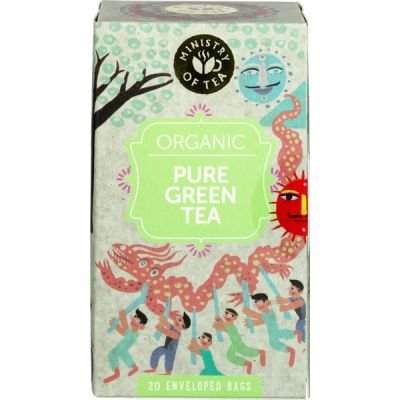 Pure green tea van Ministry of Tea, 6 x 20 stk