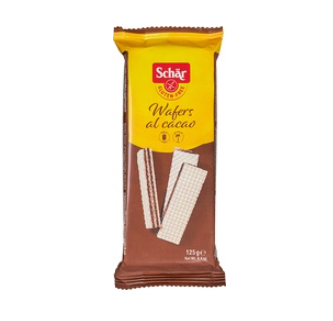 Wafels chocolade glutenvrij van Dr. Schär, 6 x 125 g NIET BIO