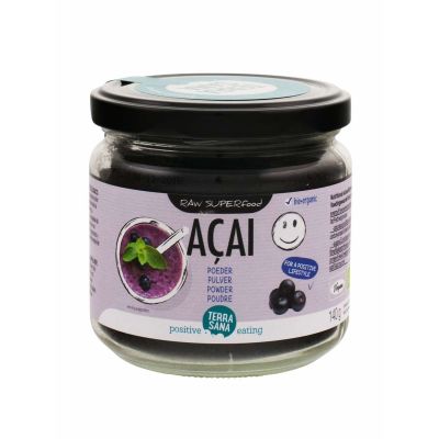 Acai poeder (pot) van TerraSana, 6 x 140 g