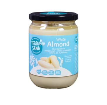 Witte amandelpasta ongeroosterd van TerraSana, 6 x 500 g