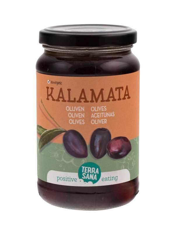 Kalamata olijven  van TerraSana, 6 x 345 g