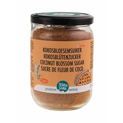 Kokosbloesemsuiker van TerraSana, 6 x 275 g