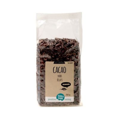 Cacao nibs van TerraSana, 8 x 250 g RAW
