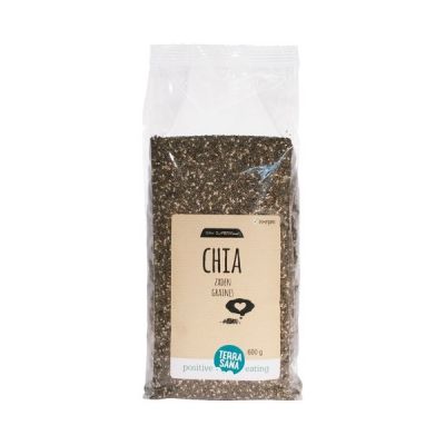 Raw Chiazaad zwart van TerraSana, 8 x 600 g