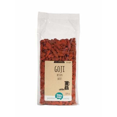 Raw Goji bessen van TerraSana, 8 x 225 g