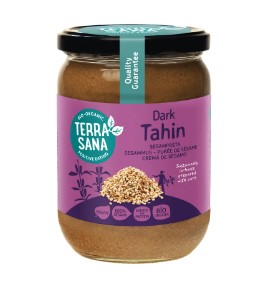 Tahin dark van TerraSana, 6 x 500 g