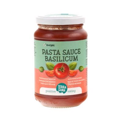 Tomatensaus met basilicum 3 van TerraSana, 6 x 340 g