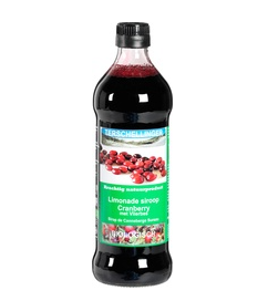 Cranberry-vlierbessen siroop van Terschellinger, 6 x 500 ml