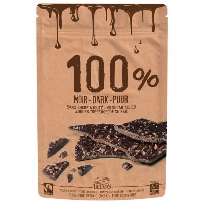 Chocolate Thins 100% van Belvas, 6 x 80 g