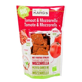 Crackers tomaat-mozzarella van Dr. Karg`s, 10 x 110 g
