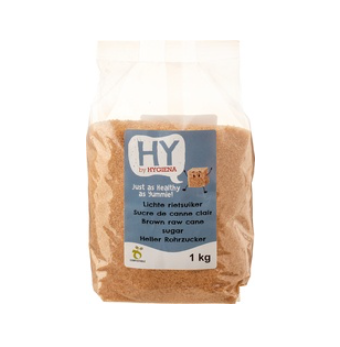 Rietsuiker licht van Hygiena, 12 x 1 kg. GEEN BIO
