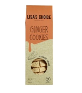 Ginger Cookie van Lisa`s choice, 6 x 100 g