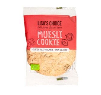 Mueslikoek GV van Lisa`s choice, 12 x 30 g