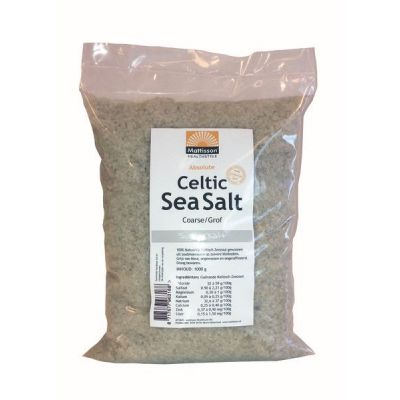Keltisch zeezout van Mattisson, 6 x 1000 g