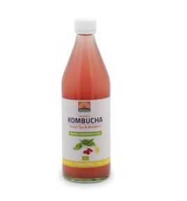 Kombucha groene thee en bloesem van Mattisson, 6 x 500 ml