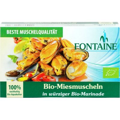 Mosselen kruidige marinade van Fontaine, 10 x 120 g