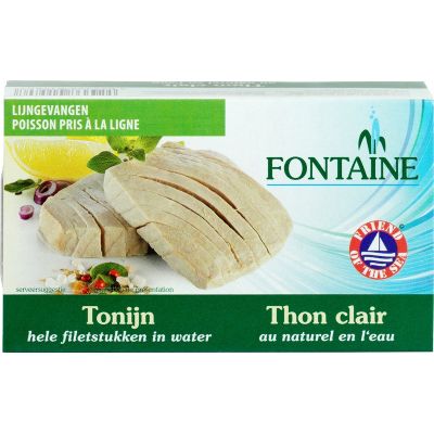 Tonijn in water van Fontaine, 10 x 120 g