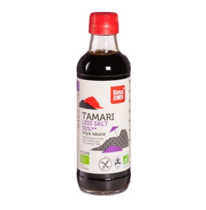 Tamari 50% minder zout van Lima, 6 x 250 ml