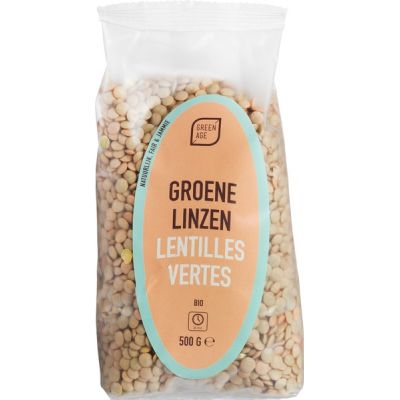 Groene linzen van GreenAge, 6 x 500 g