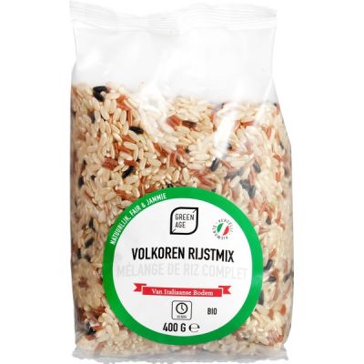 Volkoren rijstmix van GreenAge, 6 x 400 g