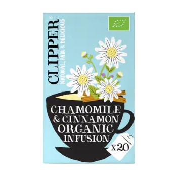 Chamomille Cinnamon Infusion van Clipper, 4 x 20 stk
