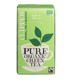 Organic Green Tea van Clipper, 4 x 20 stk