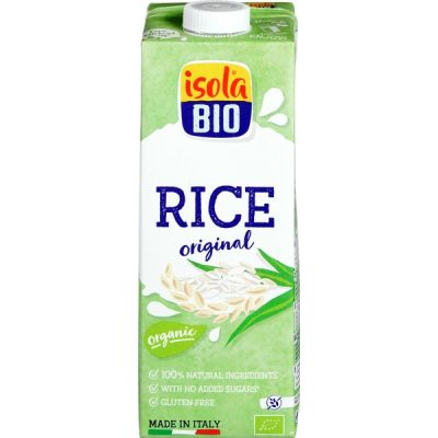 Bio Rijst drink van Isola Bio, 12 x 1 Liter