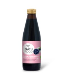 Blauwe bosbes Oersap van Natufood, 6 x 330 ml Blauwe bosbes Oersap van Natufood, 6 x 330 ml