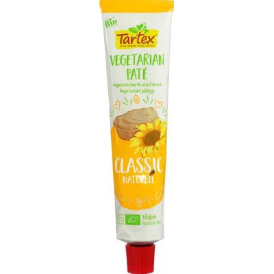 Pate classic vegetarisch tube van Tartex, 12 x 200 g