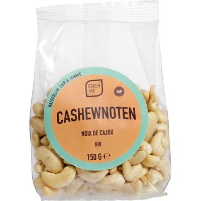 Cashewnoten raw van GreenAge, 7 x 150 g