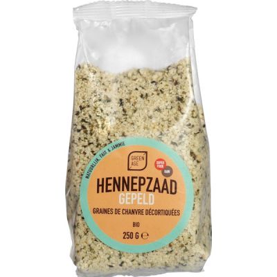 Hennepzaad gepeld van GreenAge, 8 x 250 g