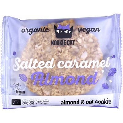 Kookie Cat Salted Caramel & Almonds, 12 x 50 g