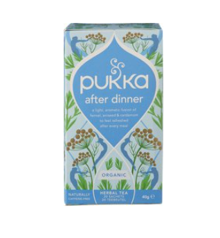 After Diner van Pukka, 4 x 20 builtjes