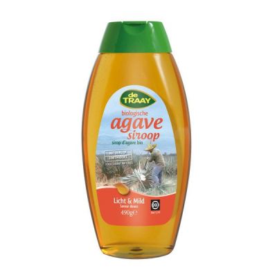 Agave siroop licht van De Traay, 6 x 490 g