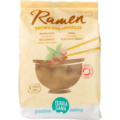 Ramen bruine rijst van TerraSana, 6 x 280 g