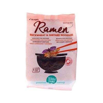 Ramen boekweit shiitake van TerraSana, 6 x 280 g