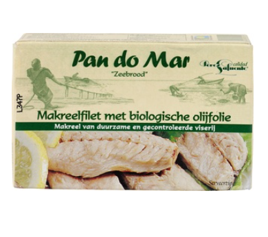 Makreelfilet in olijfolie van Pan do Mar, 10 x 120 g