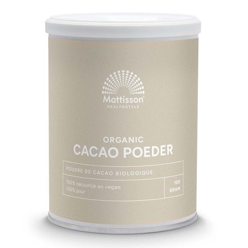 Cacaopoeder van Mattisson, 1 x 100 g