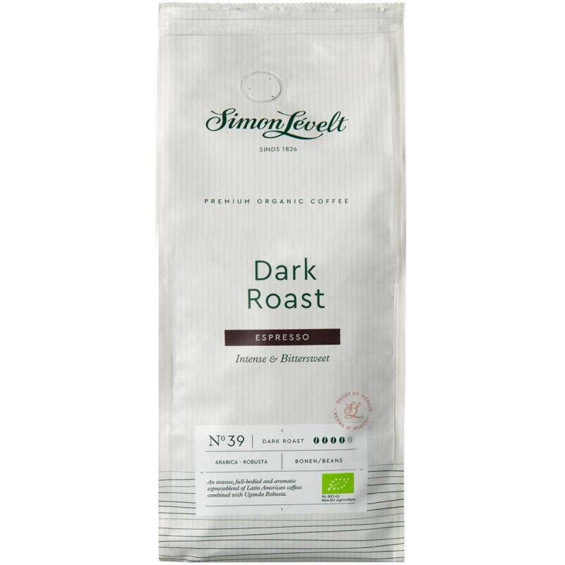 Melange Espresso Dark roast van Simon Lévelt bonen, 6 x 500 g