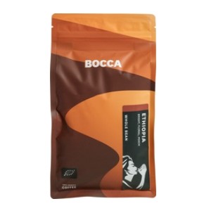 Arabica Ethiopia van Bocca bonen, 8 x 250 g