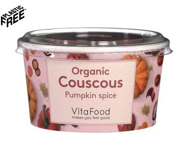 Couscous pumpkin spice van VitaFood, 9 x 58 g