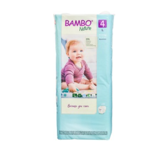 Maxi luier 4 (7-14kg) van Bambo Nature, 3 x 48 stk
