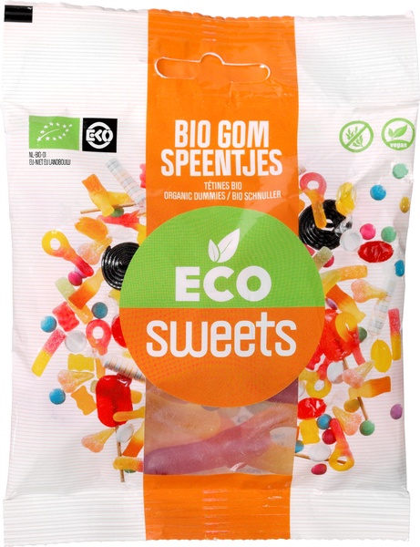 Speentjes van Eco Sweets, 16 x 75 g
