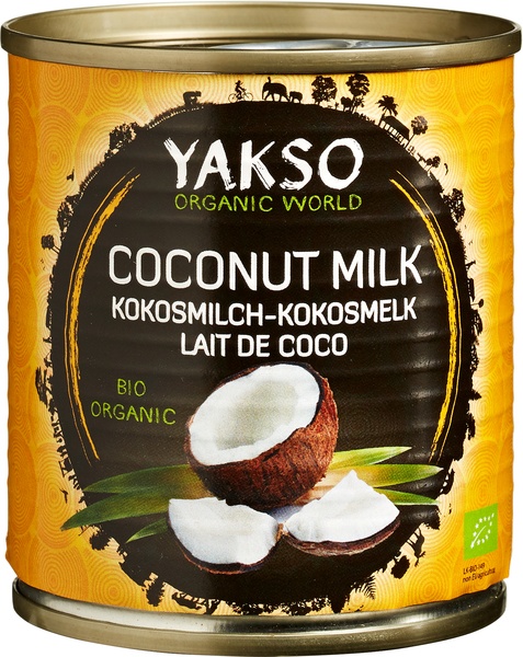 Kokosmelk van Yakso, 6 x 200 ml