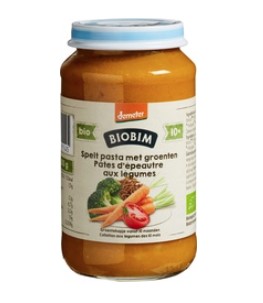 Speltpasta met groenten 10+ van Biobim, 6 x 250 g