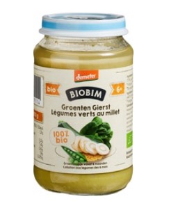 Groenten Gierst 6+ van Biobim, 6 x 190 g