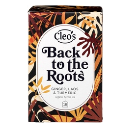 Spicy tea: back to the roots van Cleo`s, 5 x 18 builtjes