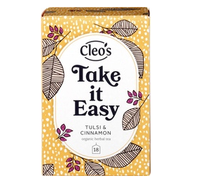 Kruidenthee: take it easy van Cleo`s, 5 x 18 builtjes