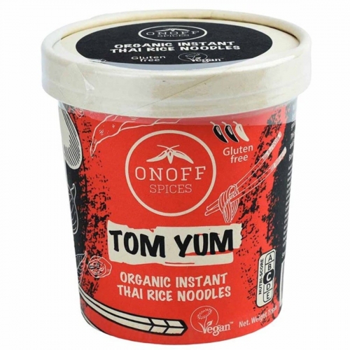 Instant noodlessoup Tom yum van ONOFF, 6 x 75 g