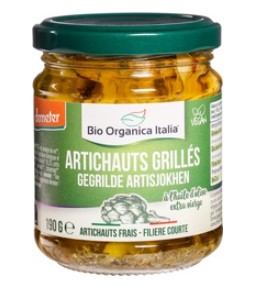 Gegrilde artisjokken in olie van Biorganica Nuova, 5x 190 g